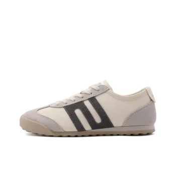 BELLE Casual Shoes Women's Low Top Gray/Apricot