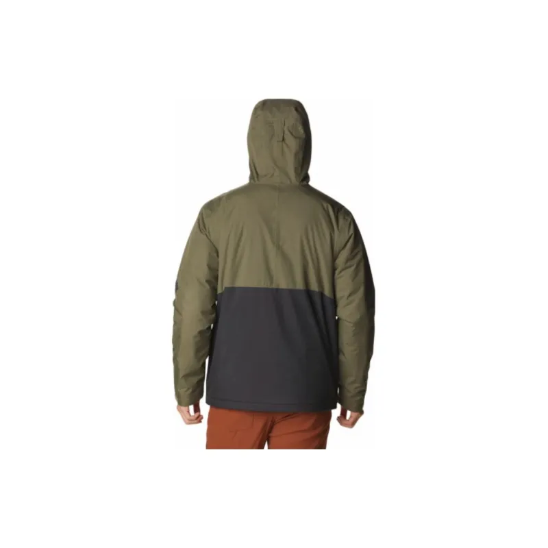 Columbia POINT PARK Jackets Coats Men's Green/Black-1