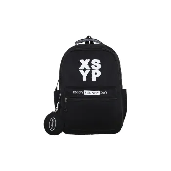 KAKAXI Nylon Backpack Unisex Black/Cyan/Green/Blue/Pink