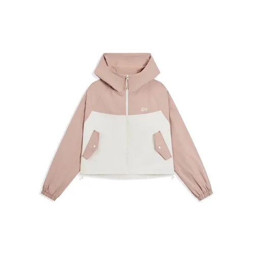 XTEP Jackets Women's Pink/Cotton White