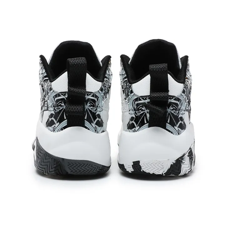 MEKY Cushioning Support Wear-Resistant Breathable Slip-Resistant Mid-Top Basketball Shoes Men's-8