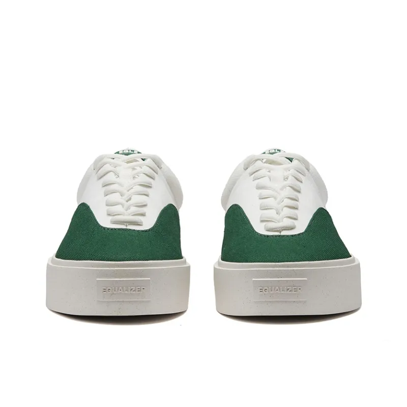 EQLZ EQUALIZER Fault 22LO Wear-Resistant Low-Top Skateboard Shoes Unisex Aurora White Pacific Green-4