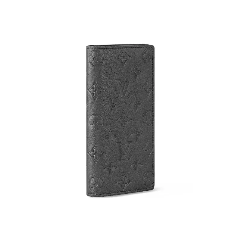 LOUIS VUITTON Brazza Wallet Monogram Shadow Black-1