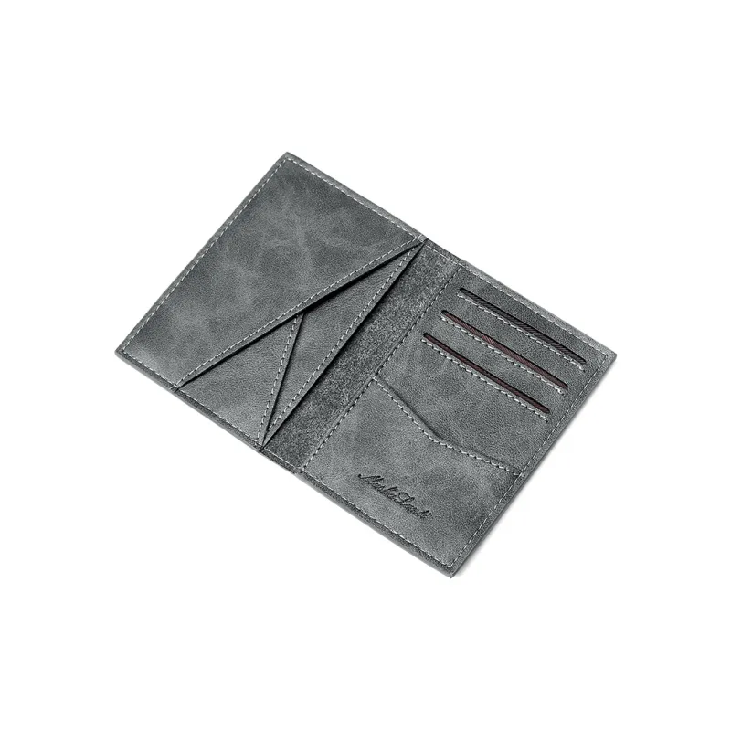 MashaLanti Synthetic Leather Card Holder Regular Men's Coffee/Smoke Gray-6