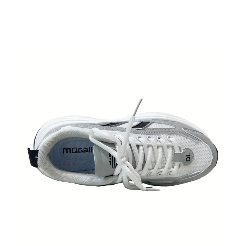 MQGAll Anti Slip And Wear Resistant Height Increasing Low Top Chunky Sneakers Unisex-3
