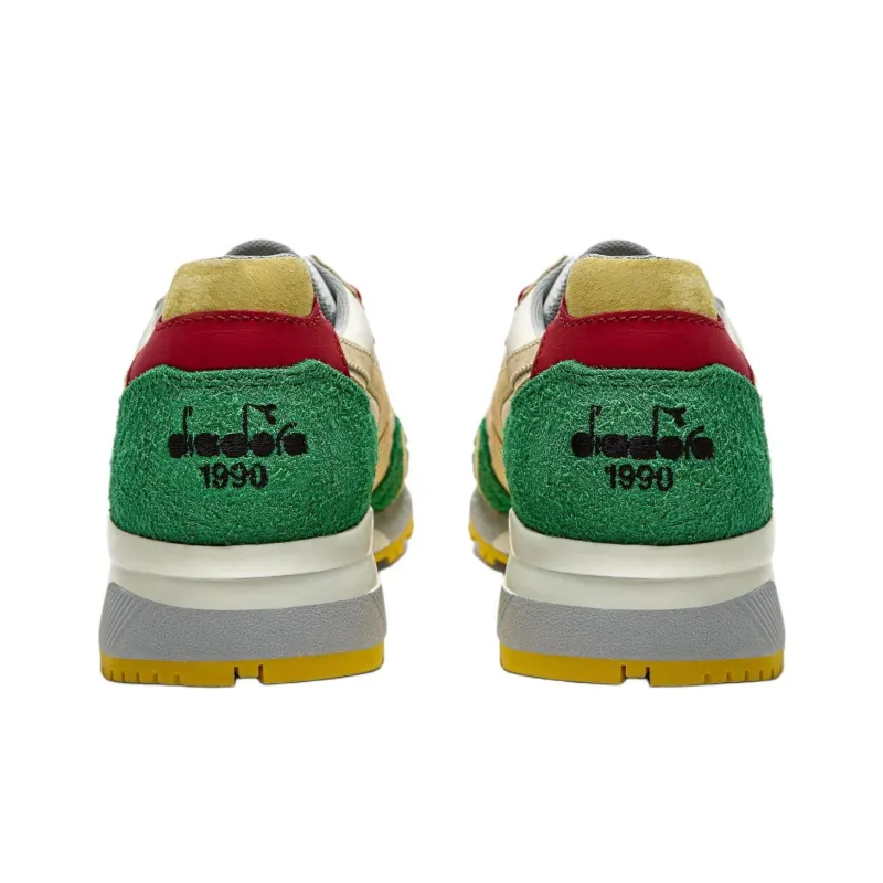 Diadora Heritage N9000 Low-Top Casual Shoes Unisex Beige Green-5