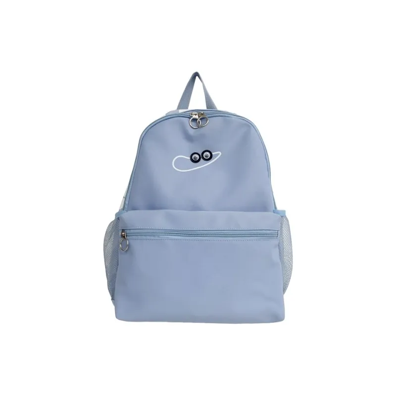 KAKAXI Composite Cloth Backpack Unisex Black/White/Pink/Blue/Purple-9