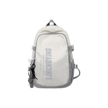 Kaka Tree Nylon Backpack Unisex Gray/Black/Orange/Purple/Blue