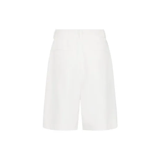 MEIYANG Casual Shorts Women's White-1