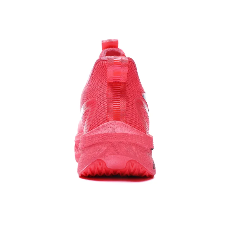 BTE Cushioning Anti Slip Wear Resistant Breathability Low Top Casual Running Shoes Unisex National Red-3