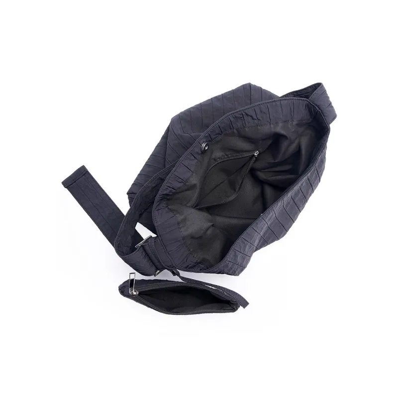 Dubaolu Fabric Shoulder Bag Women's Coffee/Black-11