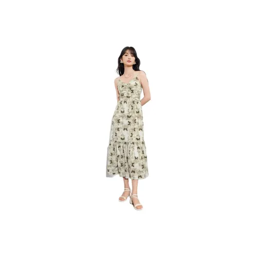 Love to serve Slip Dresses Women's Coffee Apricot Blossom