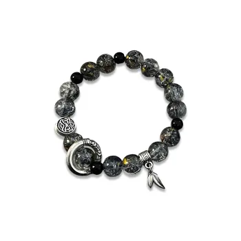 Shiban Alloy Glass Bracelets Unisex