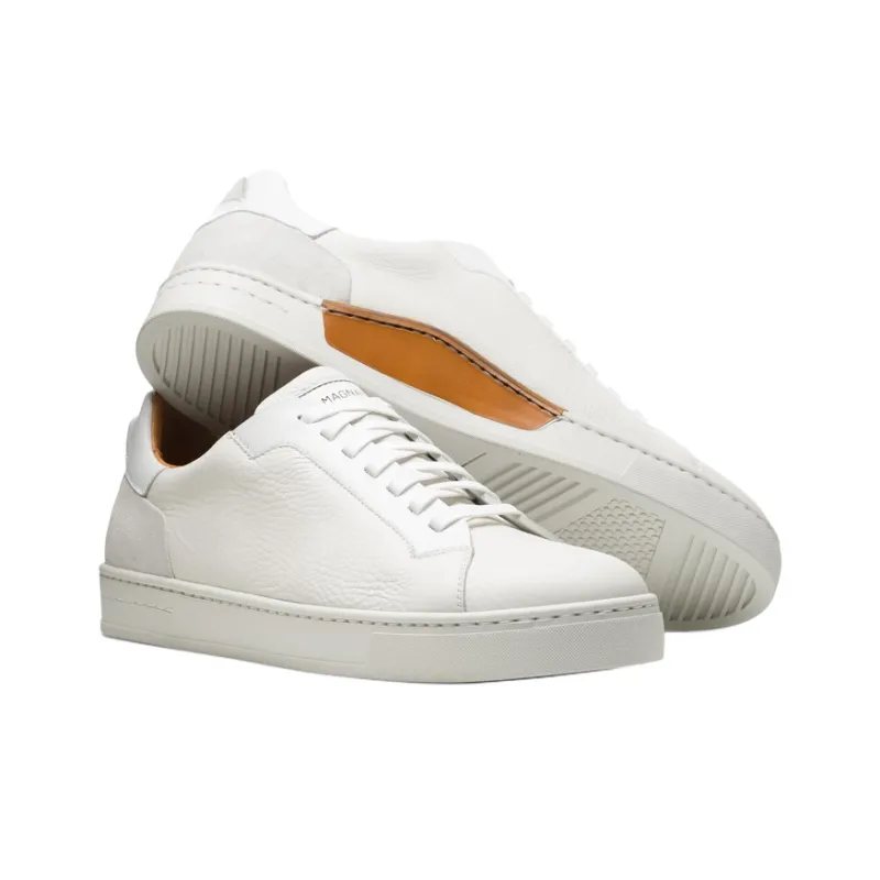 Magnanni Amadeo Low-Top Skateboard Shoes Men's White-3