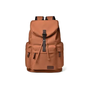 Kaka Tree Nylon Backpack Large Size Men's Gray/Black/Brown