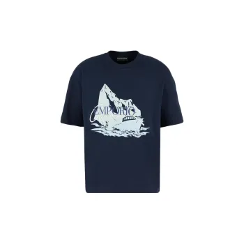 EMPORIO ARMANI Graphic Printed Crewneck T Shirt