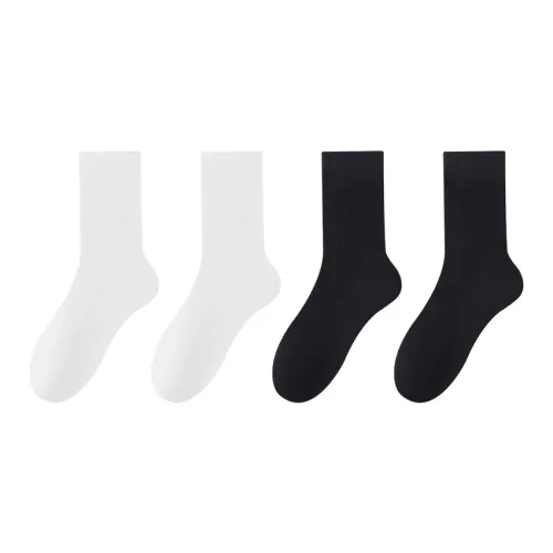 MIIOW Mid-Calf Socks Women's 4 Pack