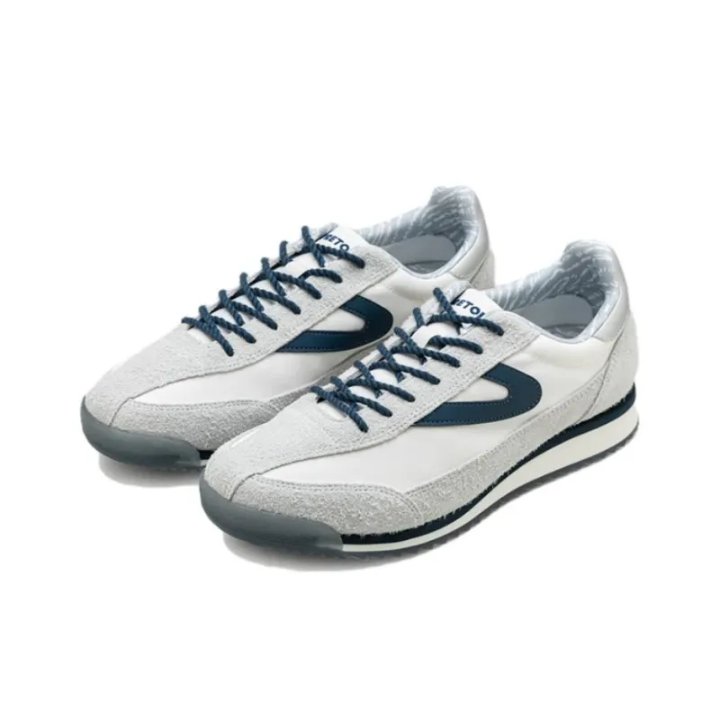 TRETORN Casual Shoes Unisex White Deep Sea Blue Silver-1