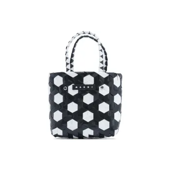 MARNI Leather Portable Kids' Bag Kids' Black & White