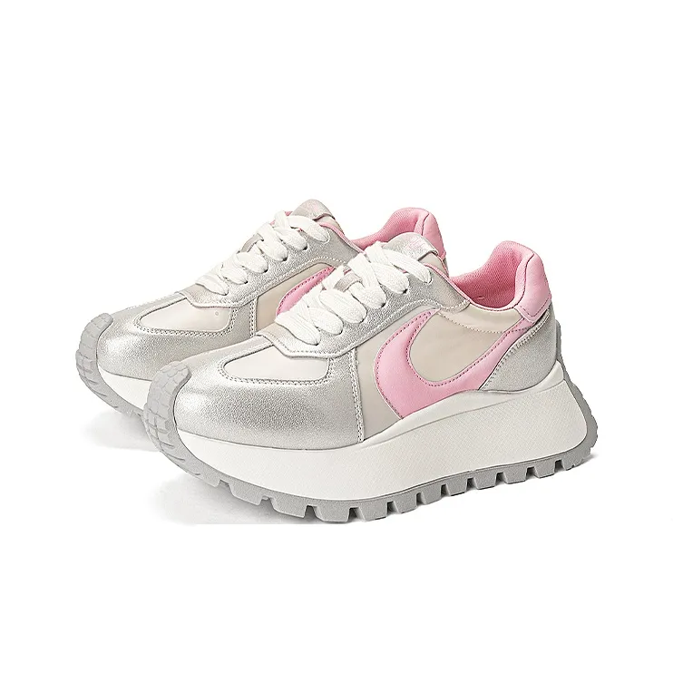 HARSON Anti Slip And Wear Resistant Height Increasing Low Top Casual Shoes Women's-14