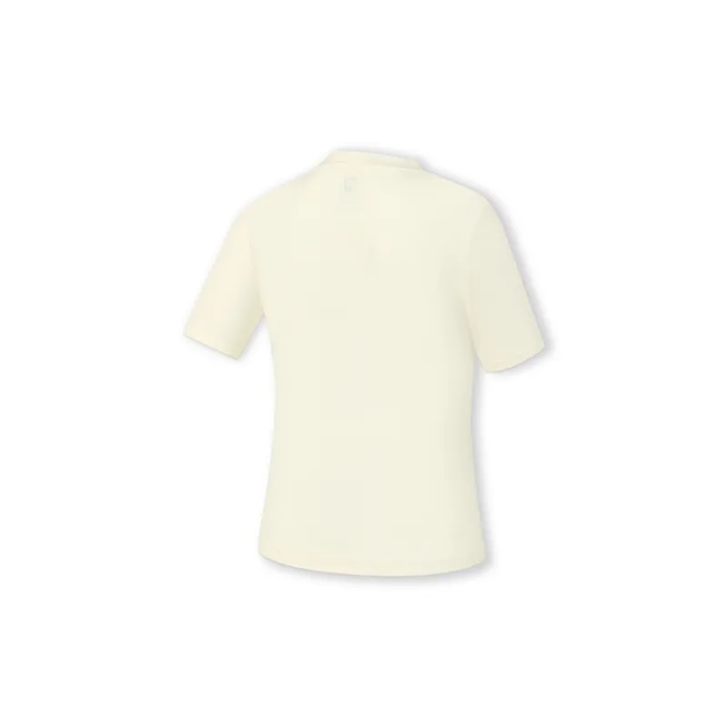 FILA T Shirts Women's Coix Seeds Yellow-1