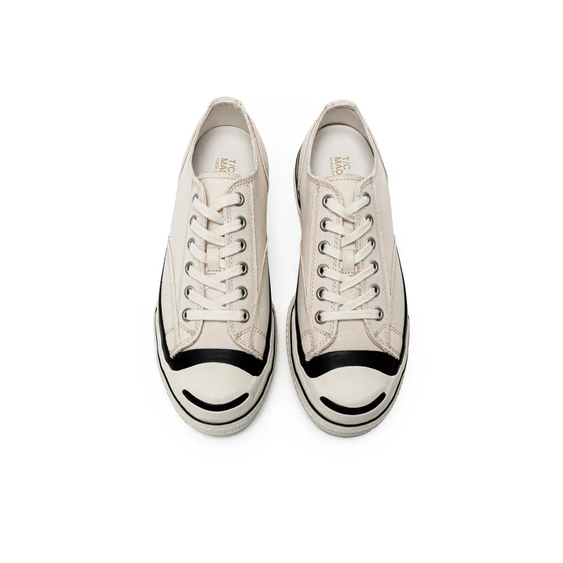 TC Tcmade 016b Low-Top Canvas Shoes Unisex White-3