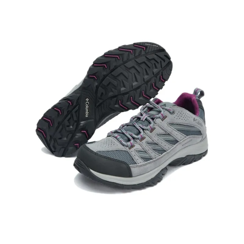 Columbia Crestwood Waterproof And Breathable Low Top Trekking Shoes Women's Gray-3