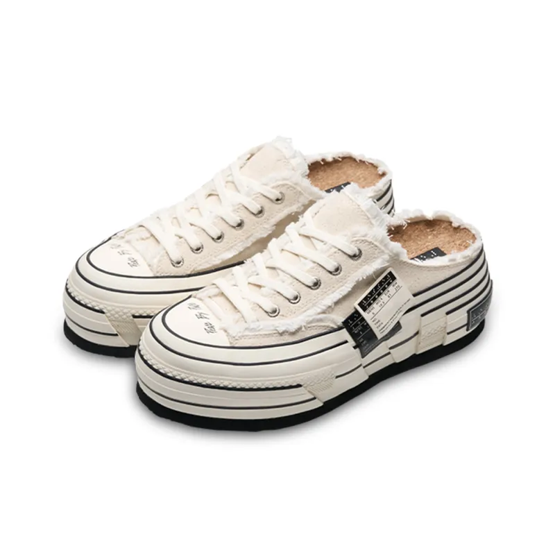 VESSEL Wrap-toe Slippers Unisex Ecru-5