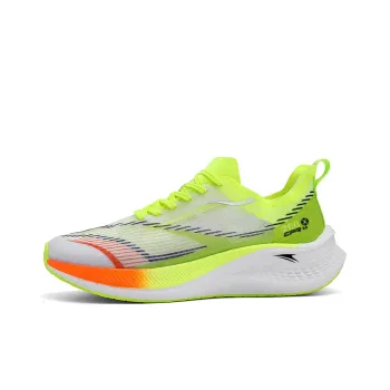 Kinglake Rebound Lightweight Low Top Running Shoes Unisex White Green