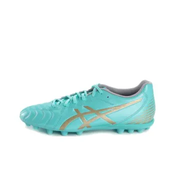 Asics Ds Light Club AG Rubber Short Studs Artificial Ground Coverage Soccer Shoes Men's Blue Gold