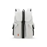 White (Upgraded, Single Strap) Main Compartment, Individual Laptop Compartment