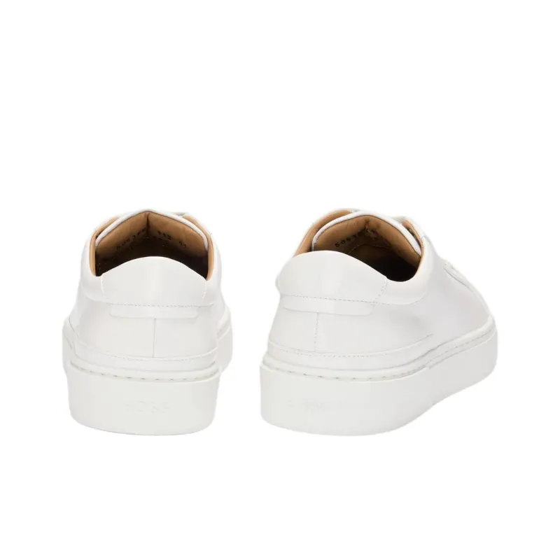 HUGO BOSS Low Top Skateboard Shoes Men's White-3