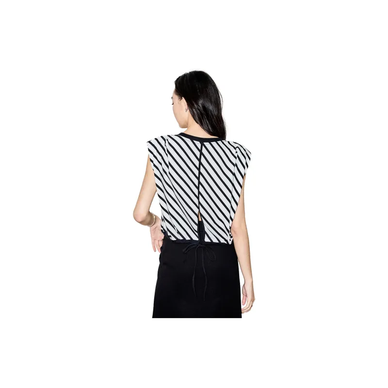 SMEN T Shirts Women's Stripes-1