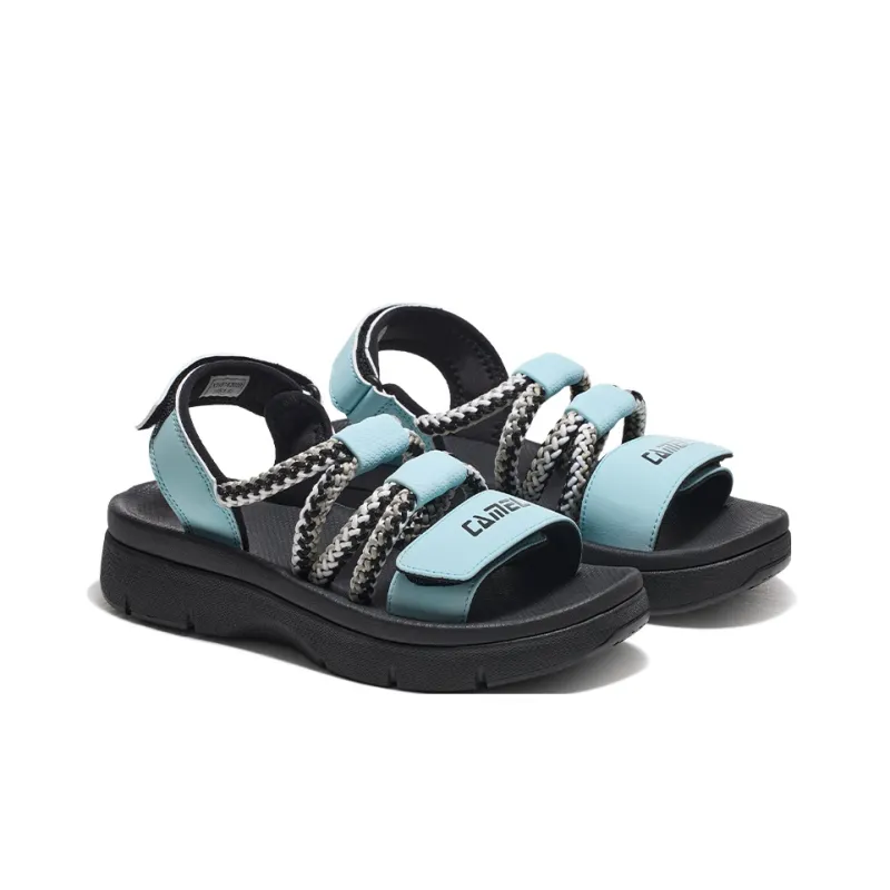 CAMEL Beach Sandals Women's Milk White/Land Red/Black/Lilac Gray/Shy Blue/Velvet Pink-2