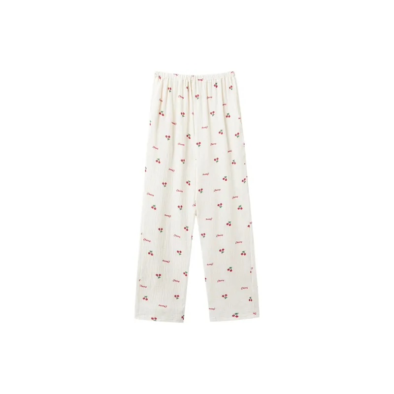 MADALLO Pajama Pants Women's Ivory-0