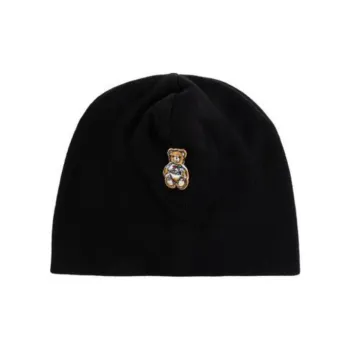 MOSCHINO Teddy Bear Embroidered Beanie