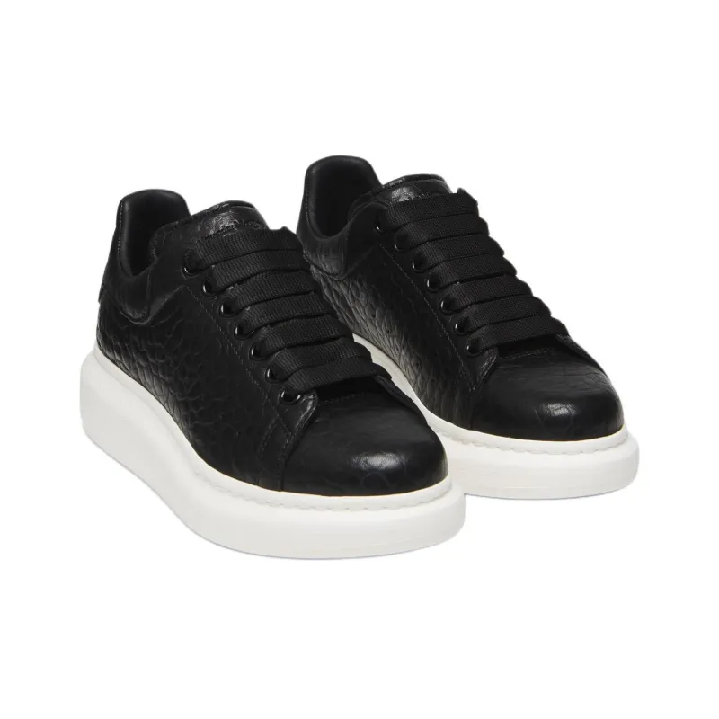 Alexander McQueen Oversized Black Full Grain Leather Women's-2