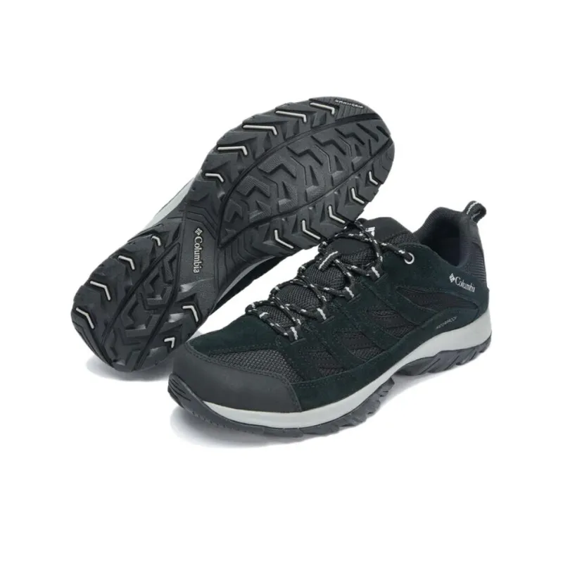 Columbia Crestwood Waterproof And Breathable Low Top Hiking Shoes Men's Black-4