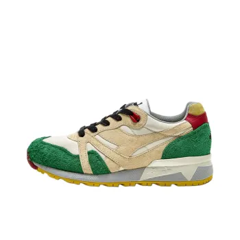 Diadora Heritage N9000 Low-Top Casual Shoes Unisex Beige Green