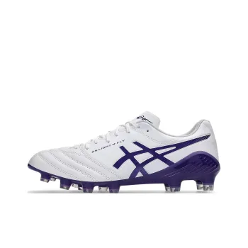 Asics DS LIGHT X FLY 5 Artificial Ground Natural Ground Slip Resistant Soccer Shoes Men's White Purple