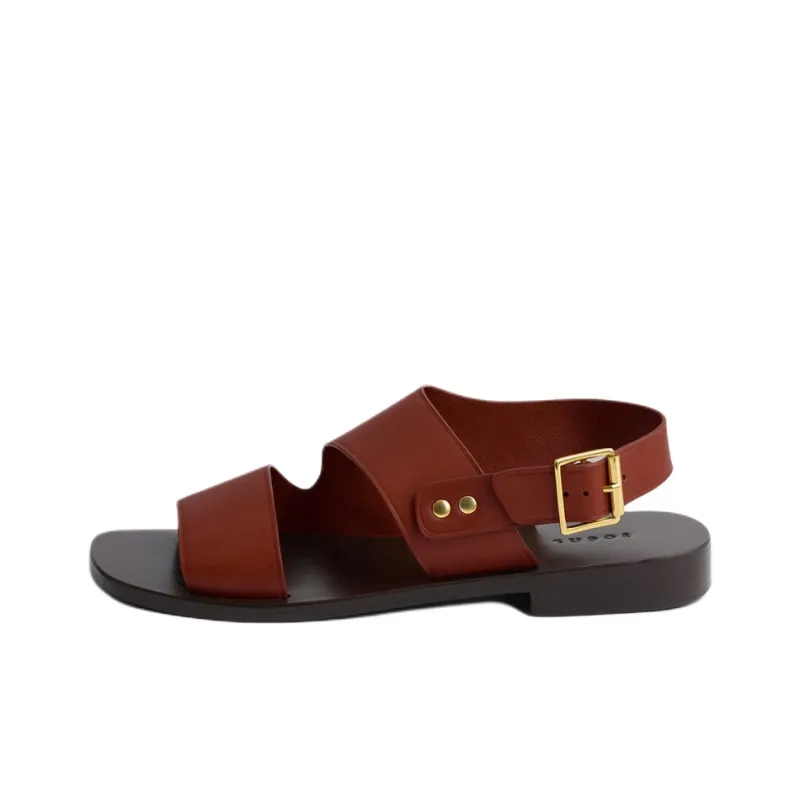 SOEUR Azalee Strap Sandals Women's Burgundy-0