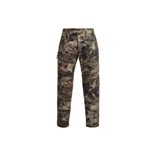 Under Armour Casual Pants Men Camouflage Black