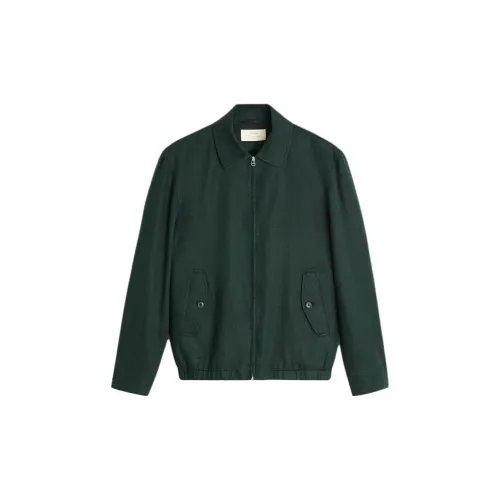 ZARA Jackets Men Dark Green