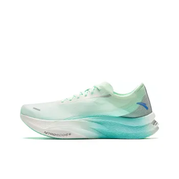 Anta C202 5 GT Cushioned Slip Resistant Low Top Running Shoes Women's Green Blue