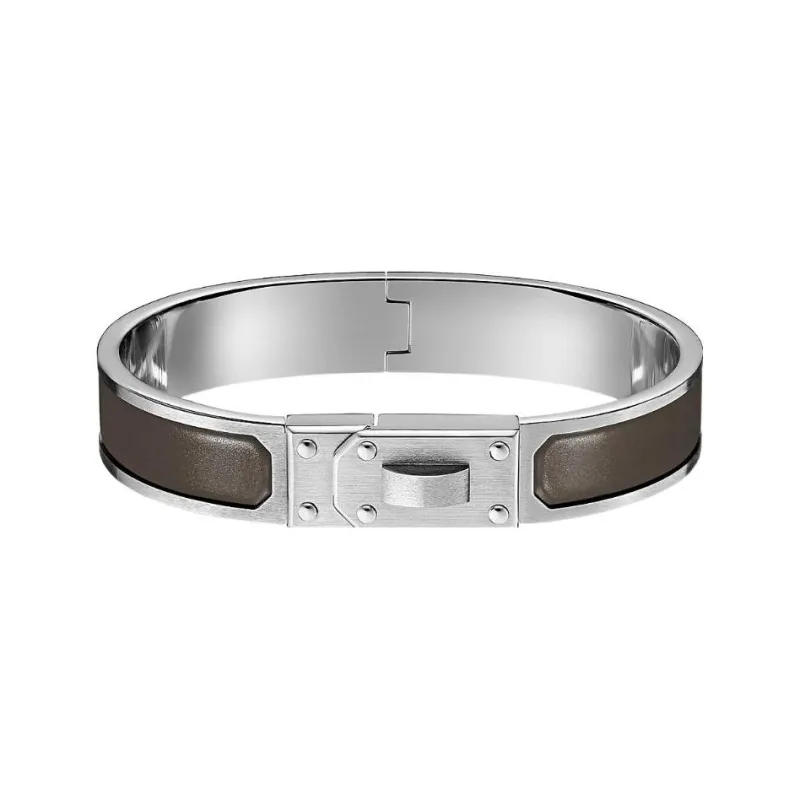 HERMES Kelly Bangles Men Silver-0