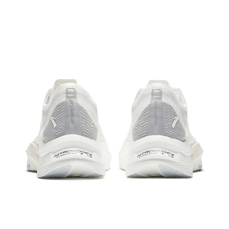 Anta C202 5 GT Cushioning Slip Resistant Low Top Marathon Running Shoes Men's White Gray-3