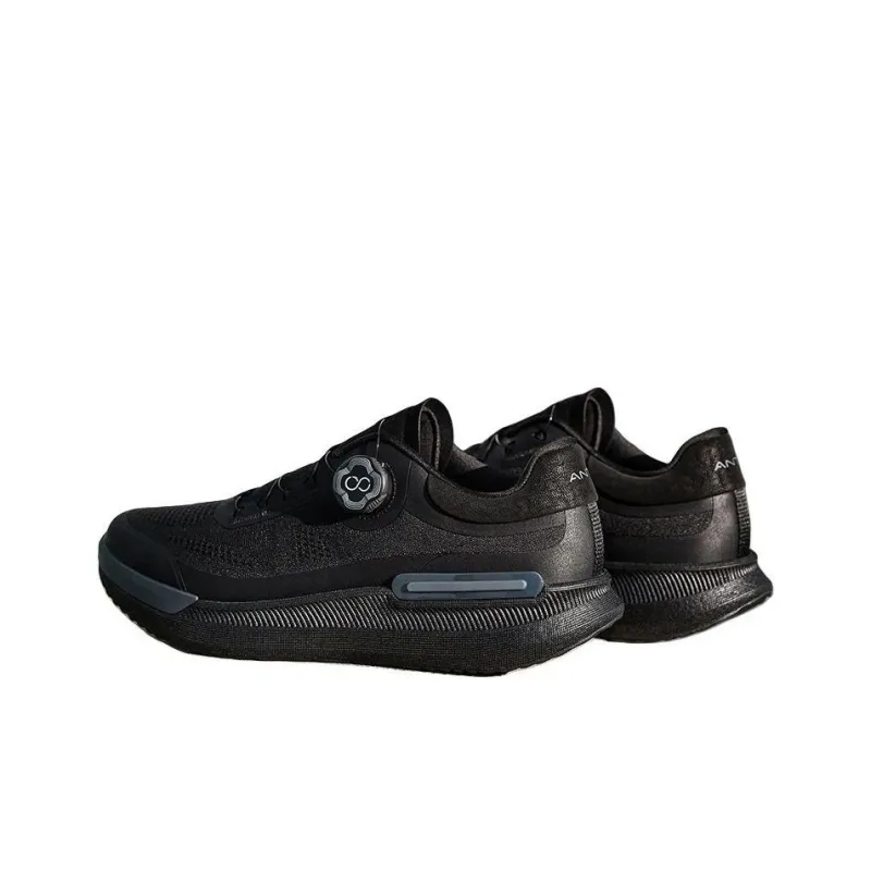 Anta Tianxing Durable Breathable Low Top Training Shoes Men's Basic Black-3