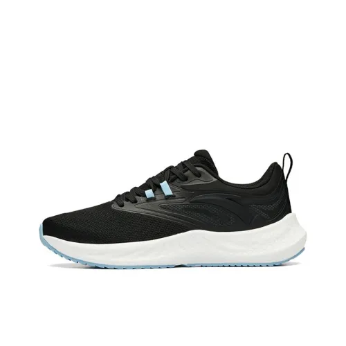 ANTA Martian Foam Running Shoes Men Low-Top Black/Waterfall Blue