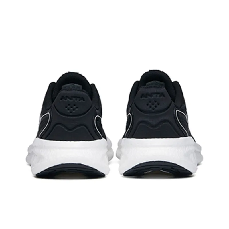 Anta Martian Foam Running Collection Wear Resistant Slip Resistant Low Top Running Shoes Women's Black-4