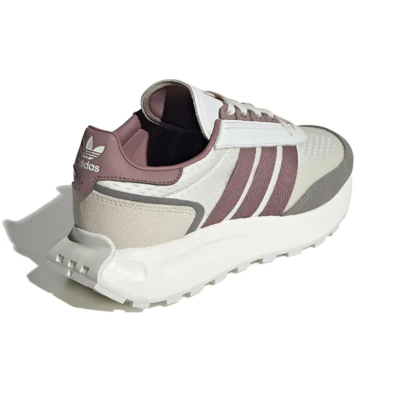 Adidas Originals Retropy E5 Low Top Casual Shoes Women's White Red Gray-3
